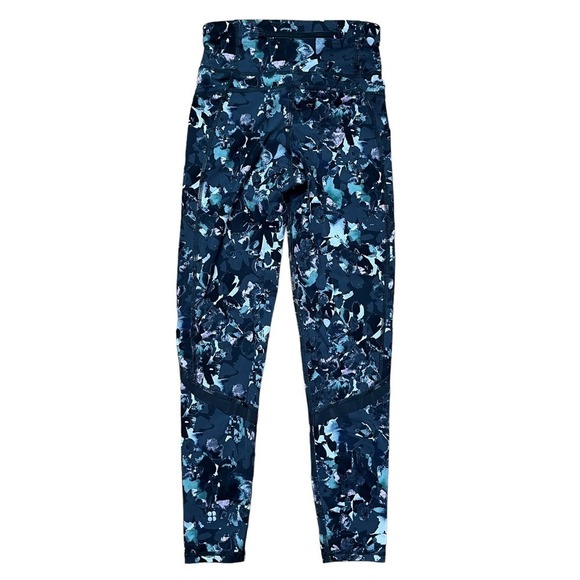 Sweaty Betty NWT Zero Gravity Leggings 7/8 Length Abstract Floral Print XXS - Picture 3 of 12